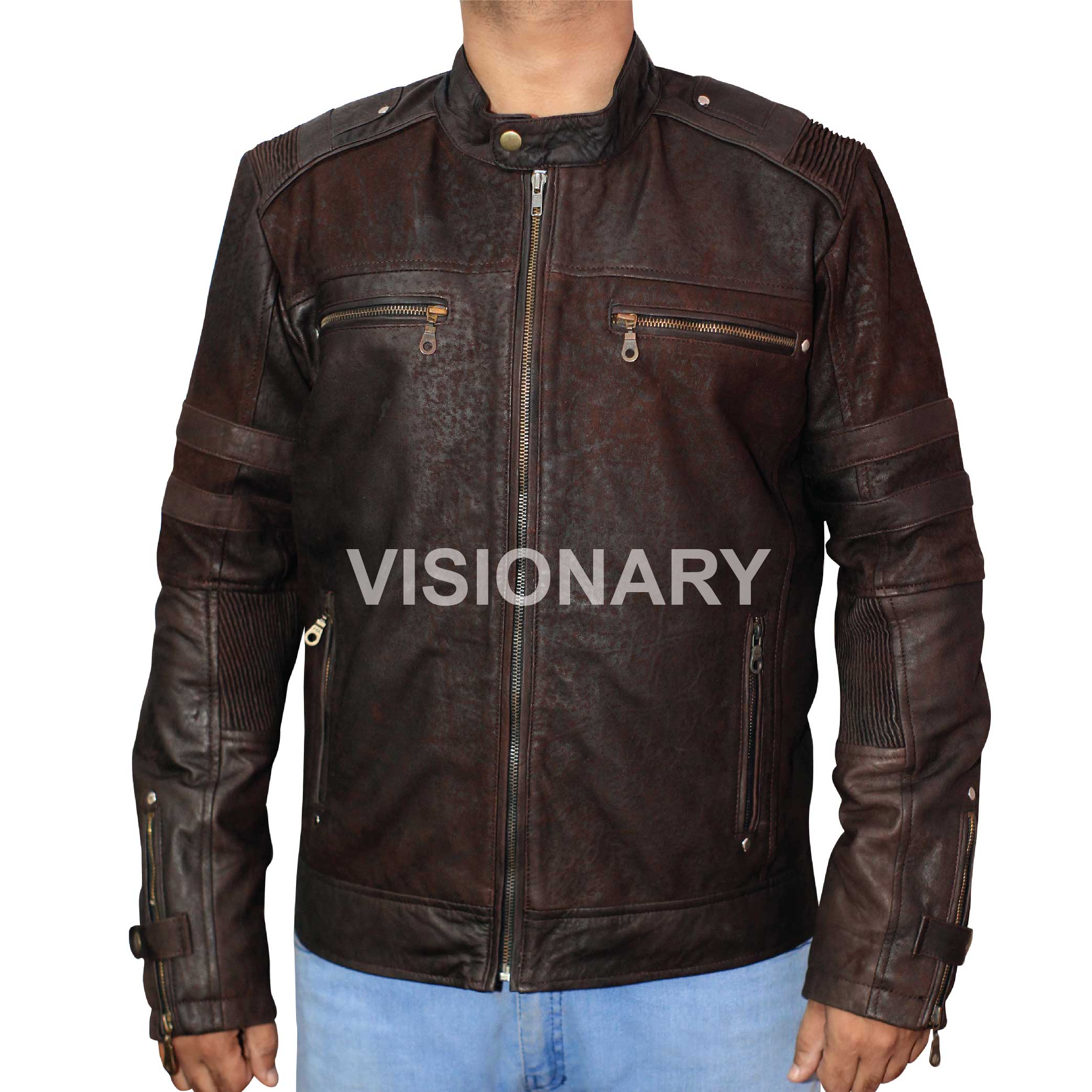 Brand New Soft Lambskin Original Leather Jacket for Men Matt Finish ...