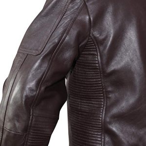 Men’s Fashion Style Original Leather jacket -Genuine Sheepskin Leather Jacket For Men lycra elbow -VM1921899
