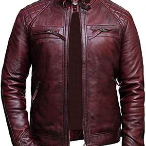 Fashion Classic Style Motorcycle Genuine Lambskin Leather Jacket – VM19217246