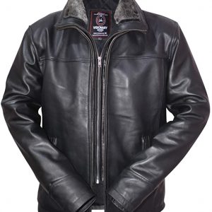 Men’s Fashion Style State Pilot Shirt Original Sheepskin Leather Jacket With Removeable Inner & Fur Collar for Men-VM1921828