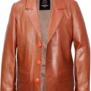 Men’s Fashion Original Leather jacket Casual Officer Blazer Genuine Lambskin Leather Jacket Coat-VM1921808